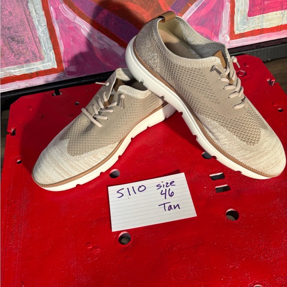 Stylish Beige Knit Oxfords for Men - Picture 8 of 8